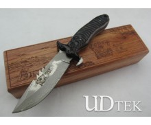 Bear Infested Rhinoceros collection hunting knife  UD40705